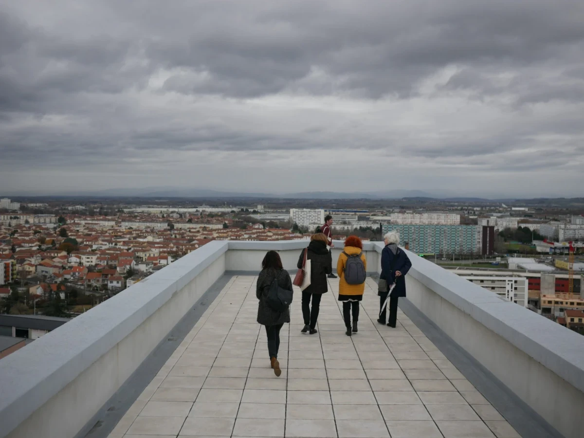 Clermont-Ferrand vue d'en haut